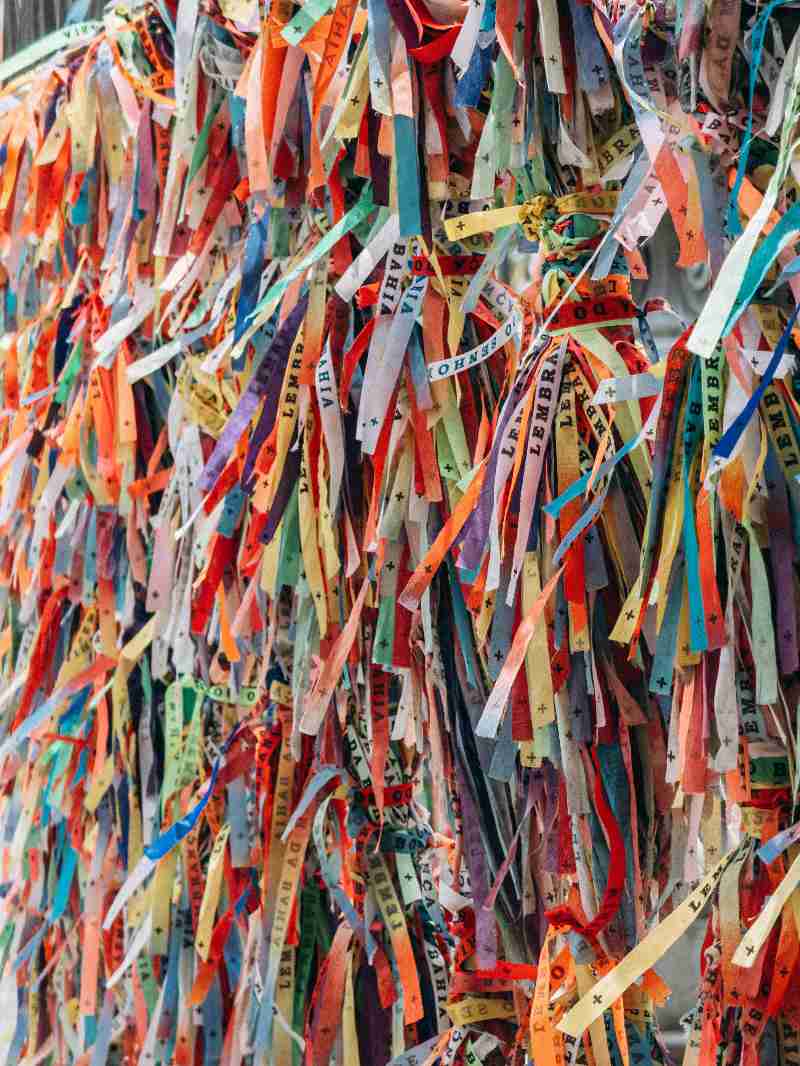 colorful brazilian wish ribbons in salvador - jigsaw puzzle