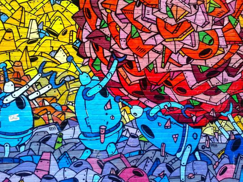 graffiti wall mural painting - jigsaw puzzle