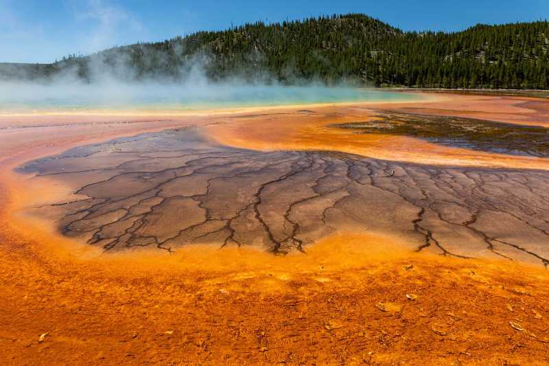 Grand Prismatic Spring in Yellowstone National Park