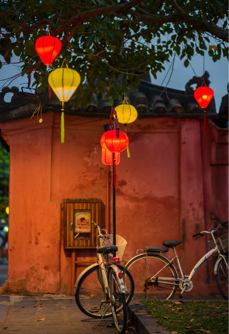 hoian bike streets bicycle - jigsaw puzzle