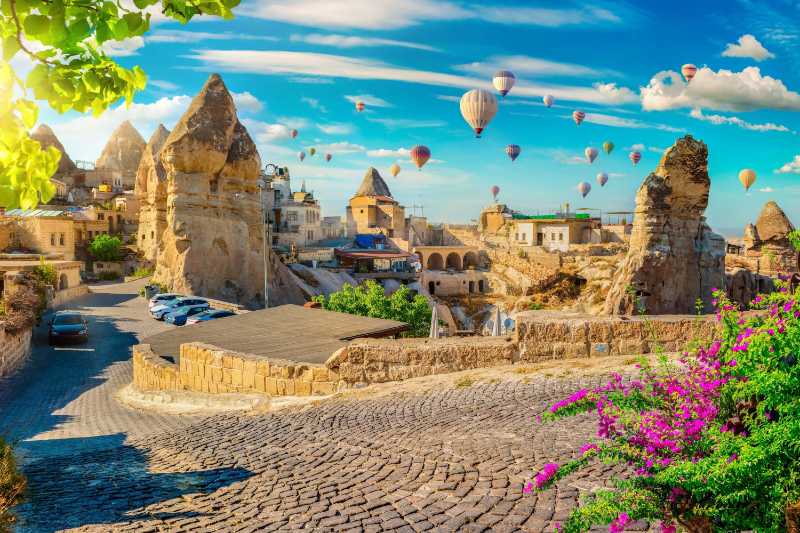 Hot Air Balloons Over Cappadocia Turkey Best Travel Destination