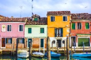 houses boats street canal venice - jigsaw puzzle