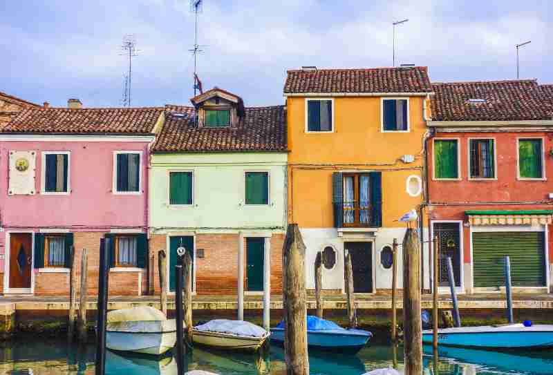 houses boats street canal venice - jigsaw puzzle