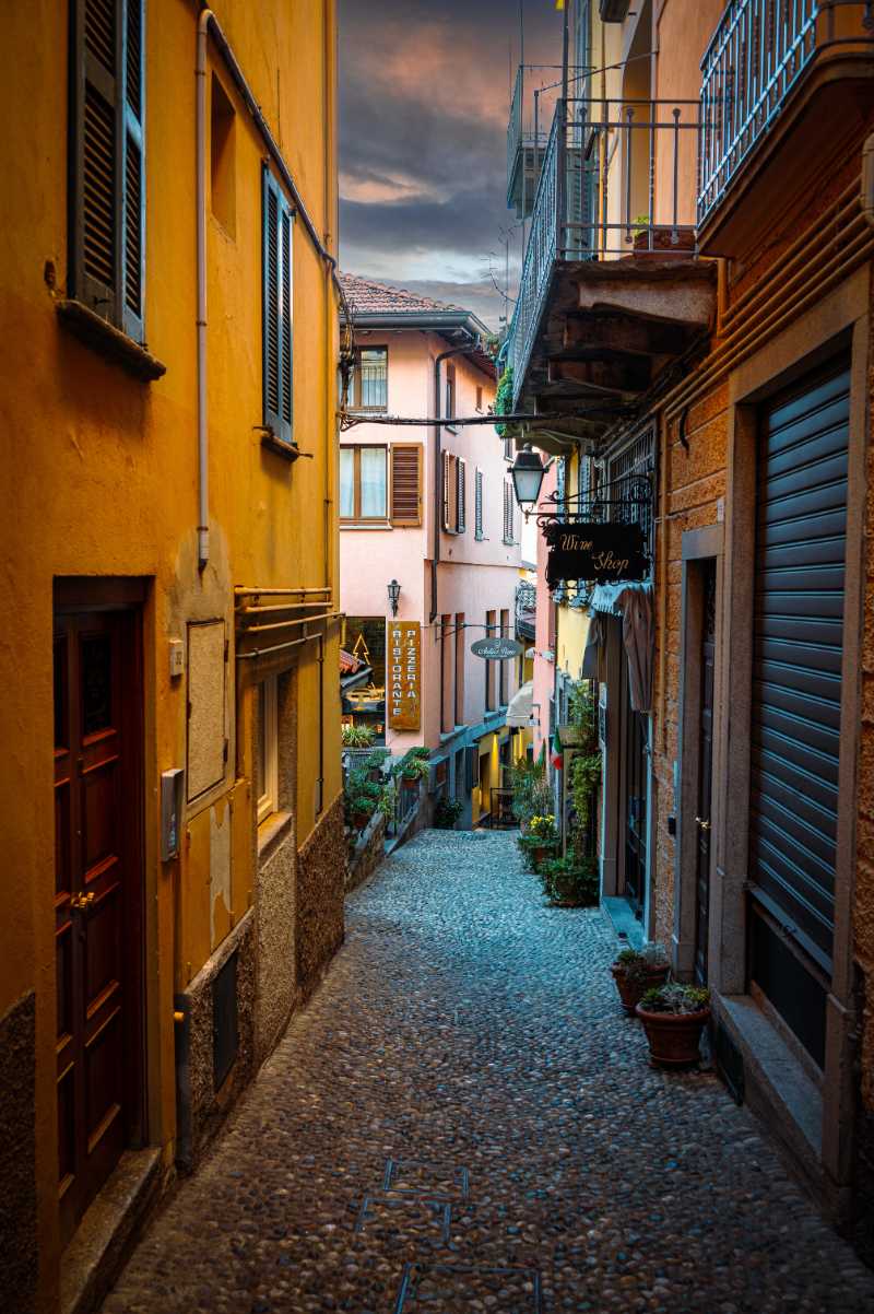 italy alley street shopping - jigsaw puzzle