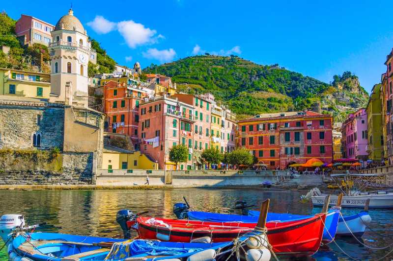 italy houses sea boats - jigsaw puzzle