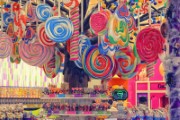 multicolored lollipops - jigsaw puzzle