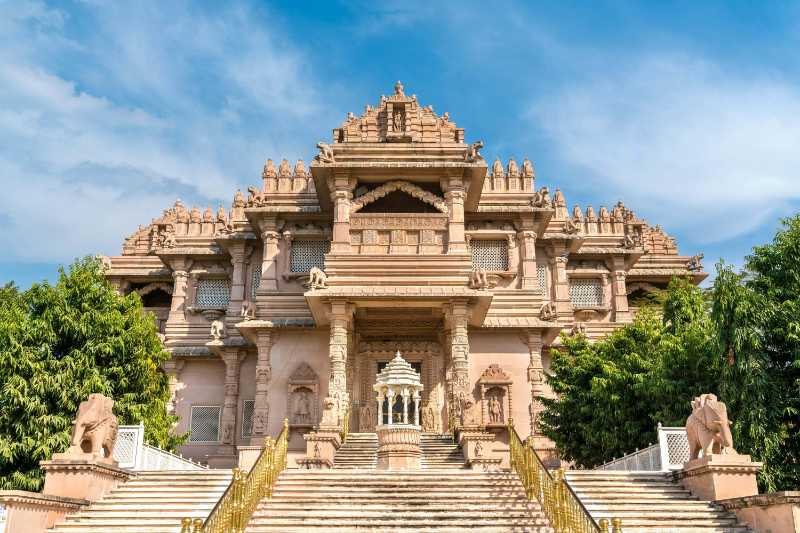Jain temple in Gandhinagar Gujarat