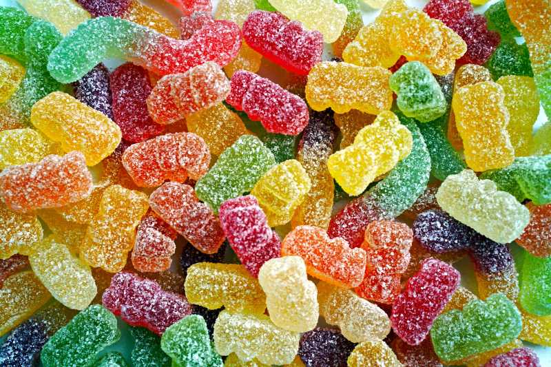 jelly beans candies sour sweet - jigsaw puzzle