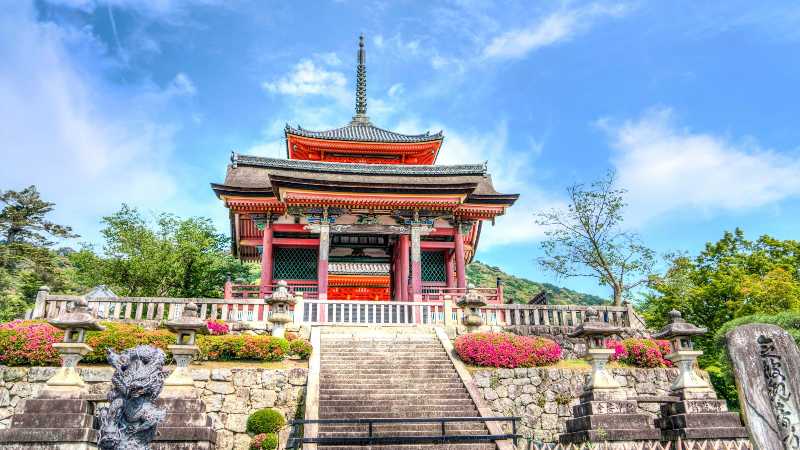 Kiyomizu-dera-Tempel Kyoto Japan