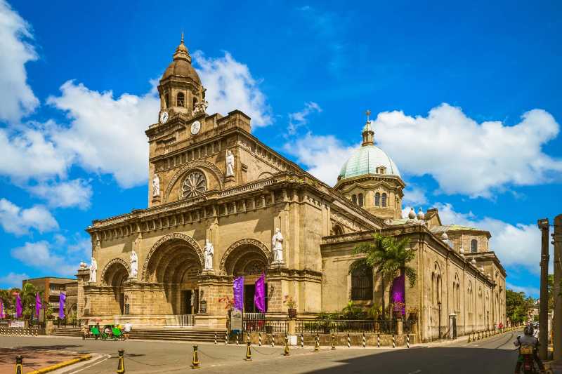 Manila cathedral intramuros manila philippines