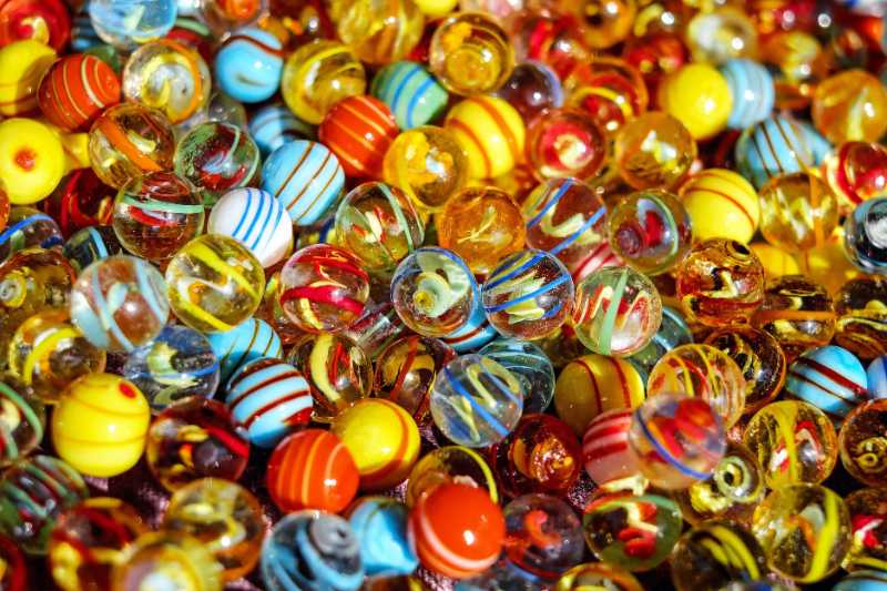 marbles glass marbles balls round - jigsaw puzzle