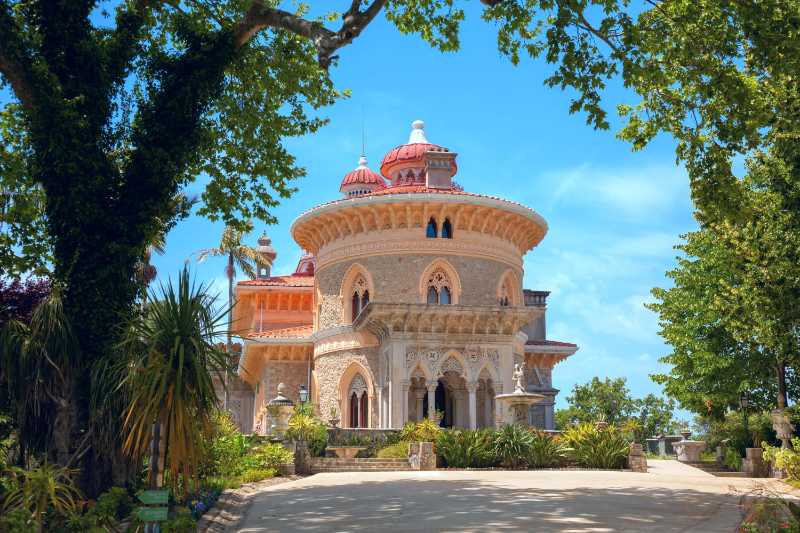 Monserrate Palace Municipal Museum in Sintra Village Lisbon Portugal