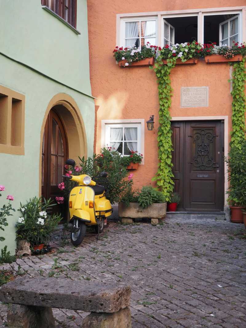 Motorbike on Yard