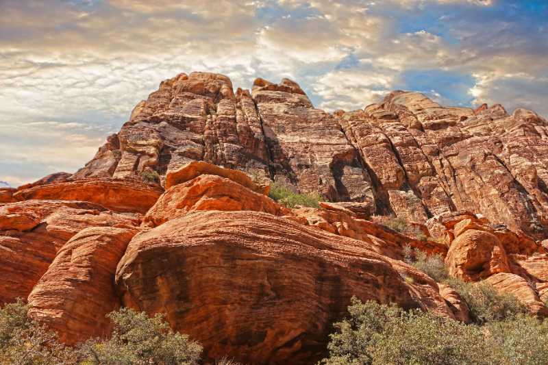 mountains red rocks canyon cliffs - jigsaw puzzle