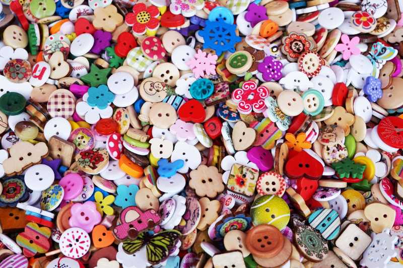 Multi colored buttons