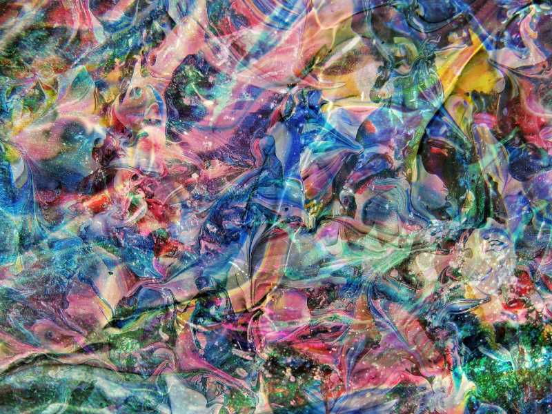 Ilustración abstracta multicolor
