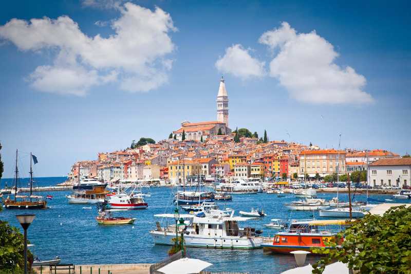 Alte istrische Stadt in Rovinj