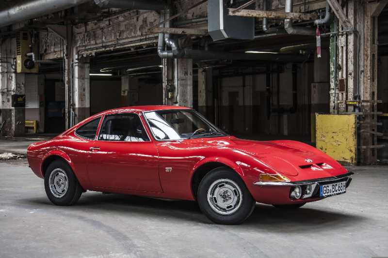 opel gt antique car youngtimer - jigsaw puzzle