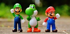 super mario luigi and yoshi figurines - jigsaw puzzle