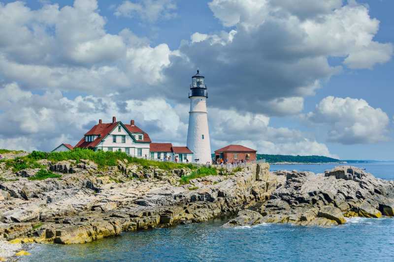 portland head light lighthouse - jigsaw puzzle