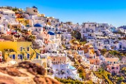 Greece santorini town - jigsaw puzzle