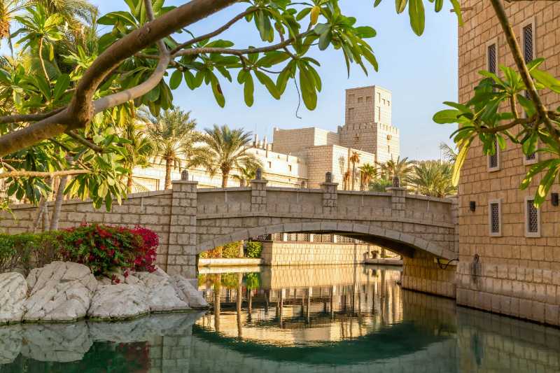 Scenic View of a Bridge Over the Canals