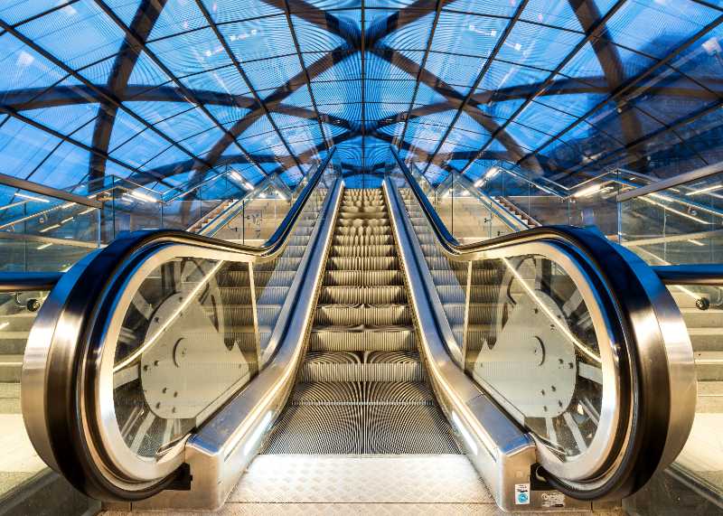 station escalator stairs subway - jigsaw puzzle