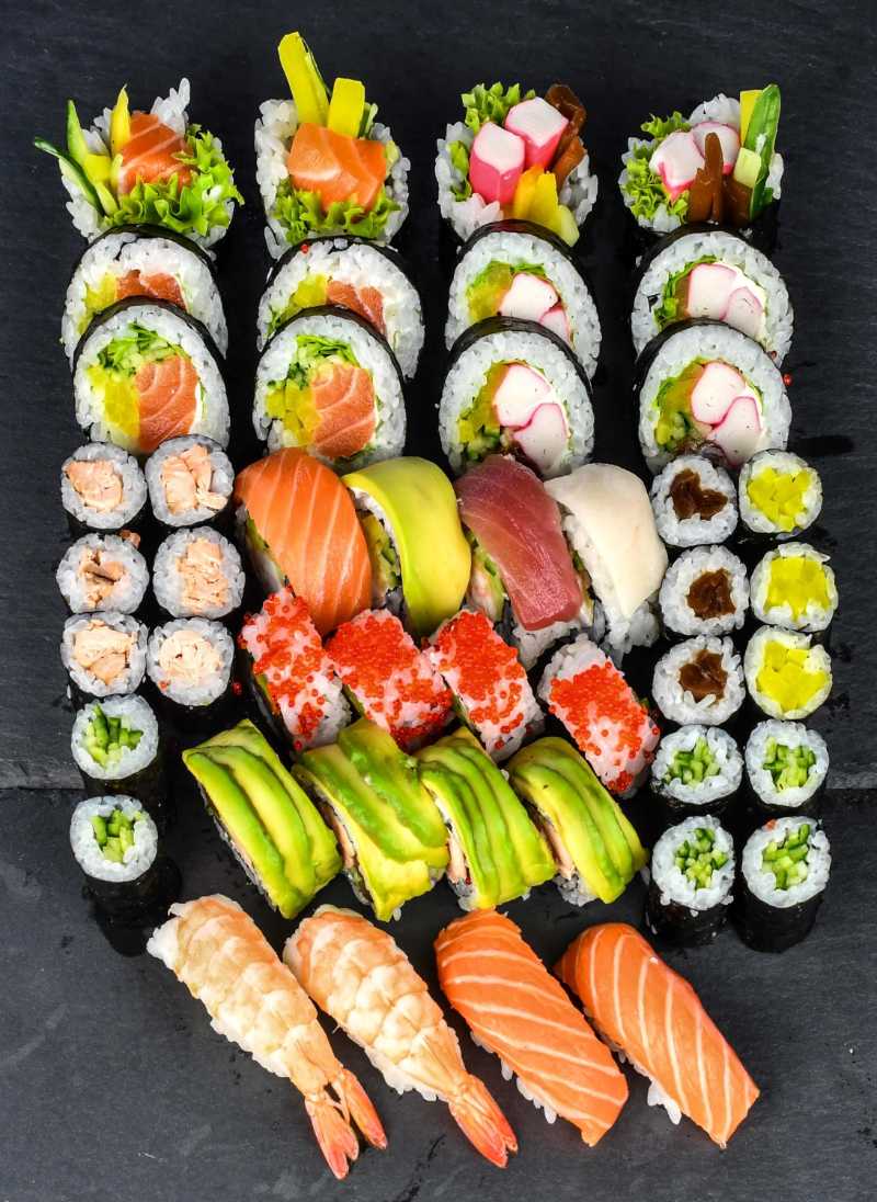 sushi sushi rolls maki - jigsaw puzzle