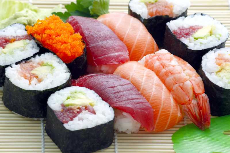 sushi japanese asian food raw - jigsaw puzzle