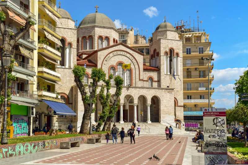 La Iglesia de Panagia Deksia en Salónica