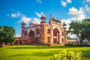 the great gate to taj mahal in agra india - jigsaw puzzle