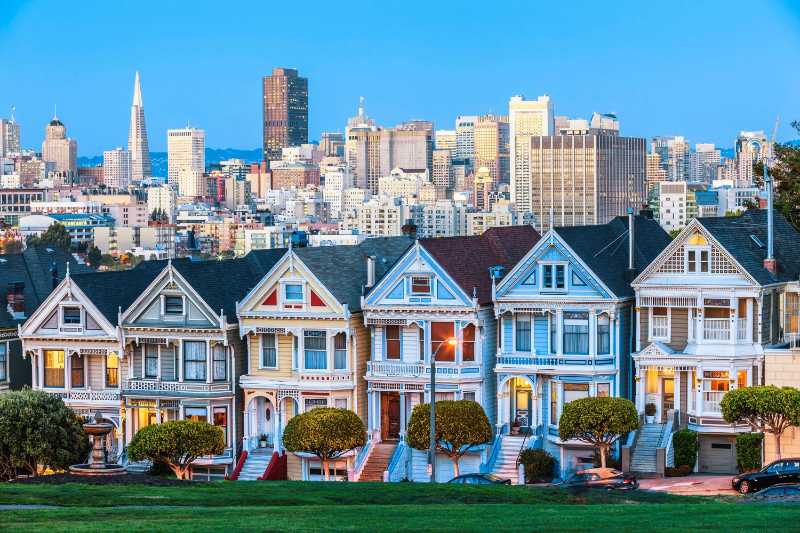 The painted ladies of san francisco