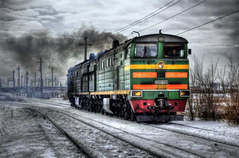 train railroad transportation - jigsaw puzzle