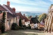 village houses street old houses - jigsaw puzzle