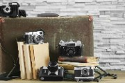 Vintage Cameras with Old Books - jigsaw puzzle