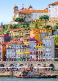 Waterfront view of colorful buildings in porto portugal - jigsaw puzzle