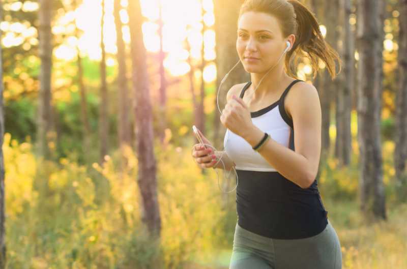 woman jogging running exercise - jigsaw puzzle